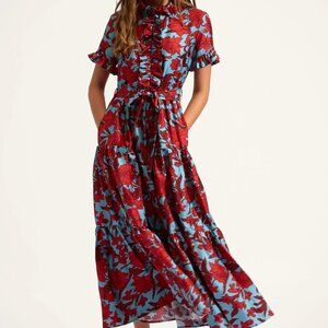 LA DoubleJ Lilium Turchese in Silk Twill